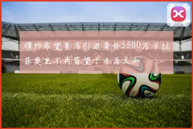 穆帅希望皇马引进身价5500万卡拉菲奥里不再寄望于卡马文加